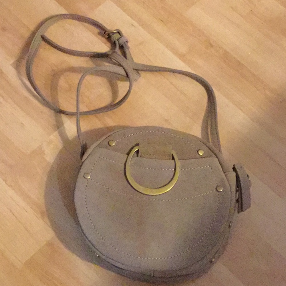 Mango suede crossbody bag